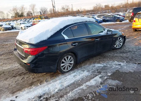 2015 Infiniti Q50 Premium из США, поврежденный, VIN JN1BV7AR5FM403069